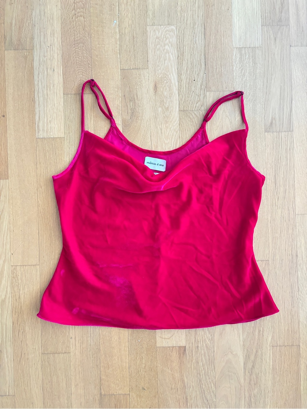 NWOT Valencia & Vine Velvet Cami